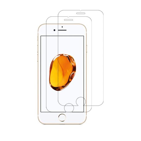 WEOFUN Verre Trempé pour iPhone 6 Plus/6S Plus/7 Plus/8 Plus (Lot de 2)，Film Protection écran Compatible avec iPhone 6 Plus/6S P