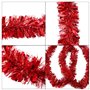 BBTO 2 Pièces Guirlandes Tinsel Métallique Tinsel Scintillant Guirlande de Décoration d'arbre de Noël Guirlandes Chunky, 4 Mètre