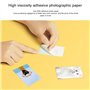 Dewanxin Lot de 50 feuilles de papier adhésif pour Xiaomi Pocket - 5 x 7,6 cm - Zink - Pour imprimante photo instantanée portabl