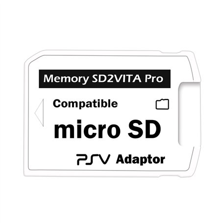 YINETTECH SD2VITA Pro Adaptateur 3.0 pour PS VITA 3.60 Carte Mémoire Micro SD HENKAKU PSVITA Full Coverage