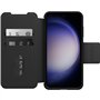 OtterBox Étui Portefeuille en Cuir véritable pour Galaxy S23 Strada Series - Shadow (Noir), Porte-Cartes