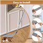 Wusboo Plumeau Poussière 8 Pièces Lavable, 2 Tête de Loup Télescopique Duster Telescópico avec Manche 253 cm, Nettoyeur Rétracta