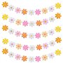 Guyode 5 Pièces Guirlande Marguerite Style Bohème Deco Printemps Bannières Suspendues Guirlandes Décoration Bannière Élégant S'a