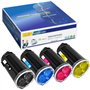 4 Paquets Cartouches de Toner Compatibles pour Xerox C500 C505 Séries (Noir Cyan Magenta Jaune) 5000 Pages pour Noir et 2400 Pag