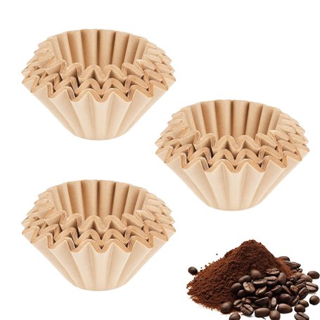 150 Pcs Papier Filtre a Corbeille