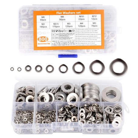 800 PcsRondelles Inox