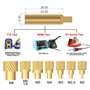 Kit d'outils d'insertion thermique - Écrous en laiton - Impression 3D - 60 W - Fer à souder numérique et 380 pièces - Inserts fi