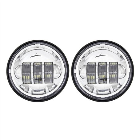 Paquet de 2 ampoules LED auxiliaires pour phares de moto Harley-Davidson de 4