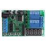Carte Contrôleur de Moteur DC 5V-24V 83mA, Contrôleur de Moteur Avant/Arrière avec Relais Temporisé, Relais de Cycles Temporels,
