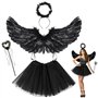 Ailes d'ange CostumeNoir
