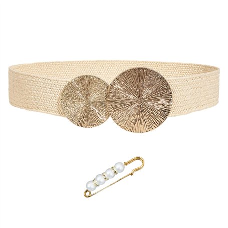 NyxSeat Grande et Petite Ceinture Ronde Crème