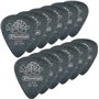 Dunlop médiators Pitch Black Standard Tortex 050 (12 pièces)