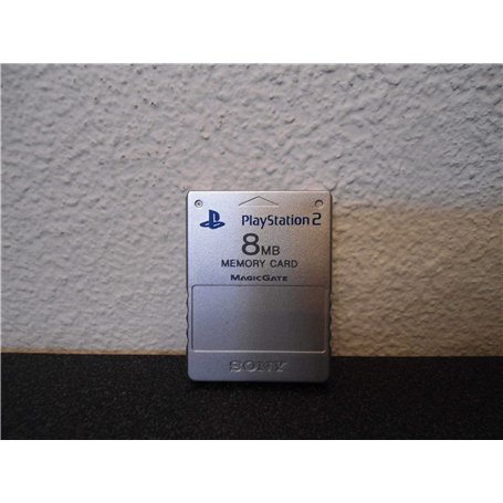 Carte Mémoire argent 8 Mo pour Playstation 2