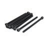 sourcing map 10pcs M6x100mm Vis à Tête Cylindrique à Six Pans Creux Tête Hexagonale Boulon en Acier Allié 12.9 Noir