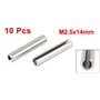 sourcing map Goupille à Ressort Fendue M2,5 x 14 mm en acier inoxydable 304 Rouleau Cheville broche 10pcs