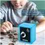 Tirelire Enfant Fille,Coffre Fort Enfant,Tirelire Coffre Fort,Bouton Rotatif Mécanique en ABS Simulation Plastique Code Boite a 