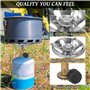 Réchaud à Gaz de Camping Portable 1350W Mini De Réchaud avec Sac de Rangement Brûleur à Gaz Anti Vent pour Cuisine de Plein Air