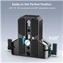 SMALLRIG Base Plate avec 15mm Dual Rod Clamp pour Follow Focus, Support Objectif, Mattebox, DSLR Camera - 1674