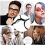 Coussin Nasal en Silicone,10 Paires Lunette Anti Glisse Lunettes Protection Nez Lunette Transparente Silicone Transparent Patins
