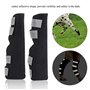 Pssopp 2Pcs Chien Arrière Jambes Bretelles Canine Arrière Jarret Manches Joint Wraps avec des Sangles Réfléchissantes De Sécurit