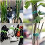 Lot de 2 liens Velcro pour plantes - 5 m - Fixation pour arbre - 25 mm - Fermeture Velcro réglable - Pour fixer les plantes et l