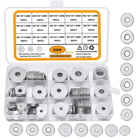 Pmueuff Rondelles en Acier Inoxydable