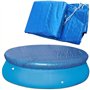 Baches Solaire Piscine de Protection Couverture Piscine Imperméable Coupe-Vent Corde