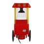 Machine à pop-corn rétro - 1200 W - Pour la maison - Avec air chaud - Sans graisse - Sans huile - Opération à un bouton - Popcor
