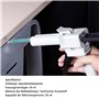 Pistolet à colle manuel AB - 50 ml - Mélange de résine époxy - Pistolet à pression mixte 2:1