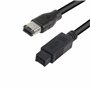 MEIRIYFA FireWire 1394B 9 broches mâle vers 6 broches mâle Firewire 800 vers 400 IEEE Câble d'extension pour appareils photo num