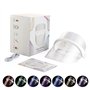 Masque LED de traitement d'acné de thérapie par la lumière de 7 couleurs, masque facial de beauté de lumière de LED pour la tach