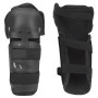 Vobor Genouillères de coude moto ensemble-4 pcs Genouillères de coude cyclisme moto Motocross Protector Shin Guard Armors Set Bl