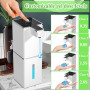 RDDAIPE Distributeur Savon Automatique 380ml,Distributeur de Savon Automatique Mural sans Percage,Distributeur Automatique Savon