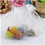 sachets blanc pochette cadeau en organza Avec Rubans Pour Bijoux Cadeaux Bonbons faveur de Ma