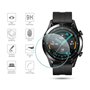 Diruite 4 Pièces Compatible avec Huawei Watch GT 2 46mm Protection Écran(Diamètre 39mm),2.5D Arc Edges 9H Dureté en Verre Trempé