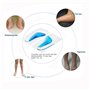 Cisixin 4 Paires Semelles orthopédiques en Silicone Gel Pad Arch Orthétique Semelle Pied Plat (Bleu)