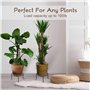 FCQLFYF Lot De 2 Support pour Plantes,Porte-Pots De Fleur en Fer Forgé,Support De Pot De Fleur en Fer Forgé,Décor pour Intérieur