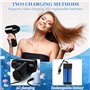 HASAIKA® Sèche-cheveux Sans Fil, Sèche-cheveux Rechargeable, chargement USB portable, Conçu pour les étudiants en art afin de sé
