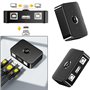 Commutateur de partage d'imprimante USB 2.0 - 2 ports USB avec lumière LED - 2 ordinateurs partagent 1 imprimante - Commutateur 