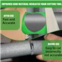 3 PièCes Outil De Coupe De Tuyau En Mousse, Gabarit D'Isolation Des Tuyaux, Outils De Coupe Pour Tuyaux En Mousse, Guide De Coup