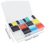 Gaine Thermorétractable Câble Électrique - 570 Pièces Gaines Thermoretractables Ratio 2:1, Kit de Tube de Câble D'isolation Élec