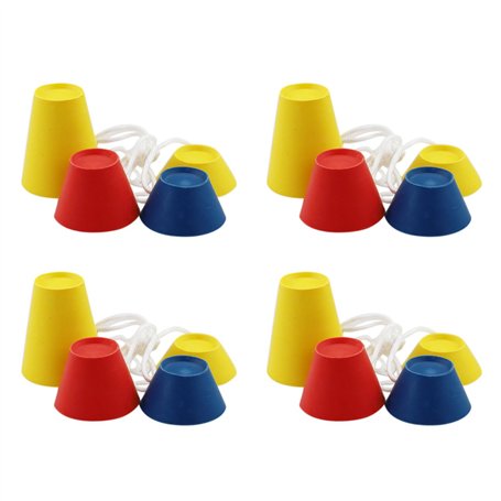 REBECASKYENS Jumbo Lot de 16 tees de golf en caoutchouc - Différentes hauteurs et multicolores - Pour les jours glaciaux