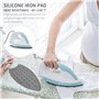 1 pièce Silicone Tapis de Repos de Repassage avec 1 Morceau de Tapis d'isolation Thermique à Repasser, Tapis de Repos en Fer, Ta