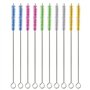 10pcs Brosse de Nettoyage de Paille colorée