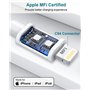 Câble iPhone 3M [Certifié Apple MFi], Câble Chargeur iPhone 3M Long Câble Lightning Cable iPhone USB Cordon iPhone Charge Rapide