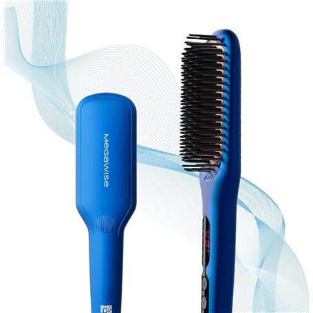Brosse lissante ionique en céramique MEGAWISE Pro avec technologie de chauffage 20 s