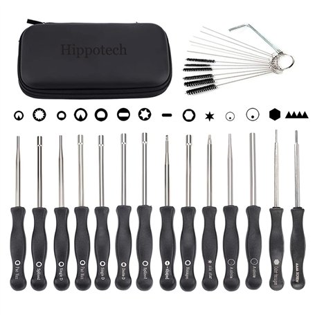 Hippotech Lot de 14 outils de réglage de carburateur avec vis Vis à tête hexagonale pour petit moteur à 2 temps pour Poulan Remp