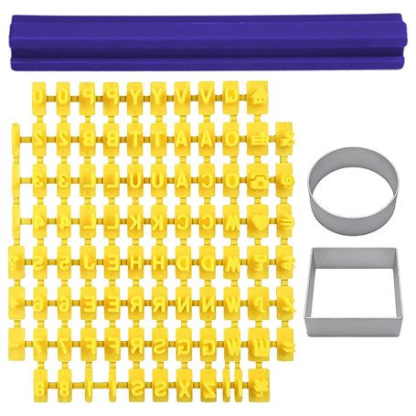 ZGDEIWGF 1 Moule Alphanumérique Et 1 Plaque De Pressage