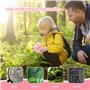 Euakee 1000X Microscope pour Enfants, Microscope Numérique Portable avec Écran IPS de 2", avec Carte SD de 32 Go, Petiscope de P