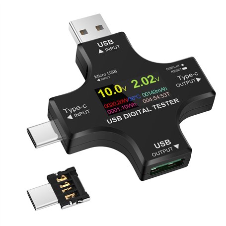 2 en 1 Testeur USB